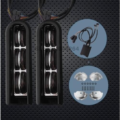 Motorcycle Highway Rear Turn Bar Switchback Fluidity Driving Light For Harley Touring Road Electra Glide 2014-2020