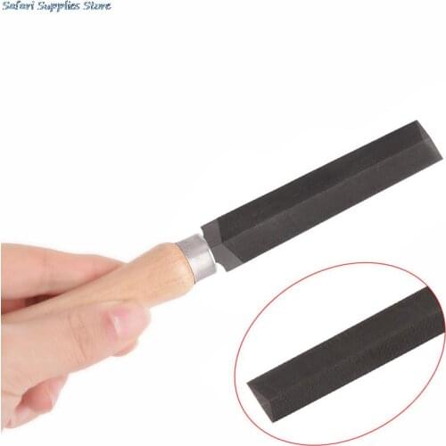 Electric Acoustic Guitar Bass Nut Rhombus File Luthier Tool 19 cm Nut Saddle Slot Filing Repair Tool