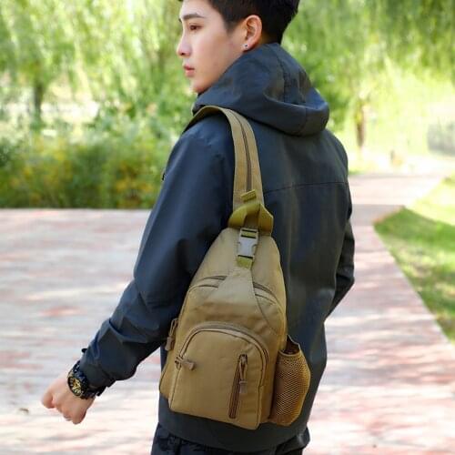 Camouflage Mens Chest Bag 2021 Outdoor Durable Waterproof Teenagers Sports Cross Body Bag Male Riding Phone Wallet Lightweight