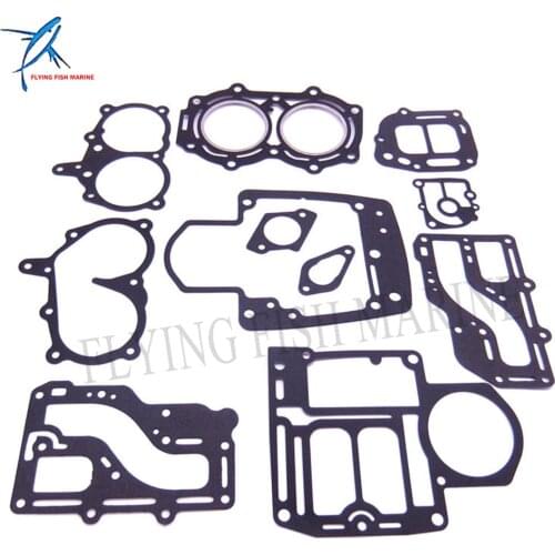 Outboard Engine Complete Seal Gaskets Kit for Mercury Mariner 2-Stroke 9.9HP 15HP 18HP Boat Motor