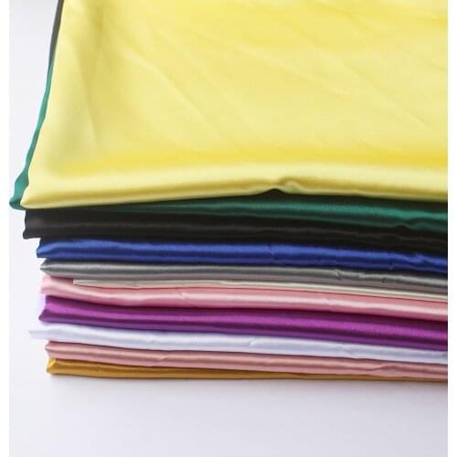 Micro-Elastic Imitated silk satin fabric strench Nighty Emulation cloth wdding dress satin fabrics