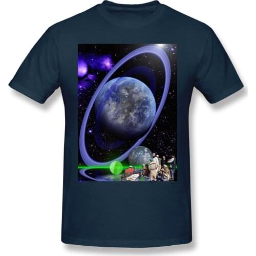 Man Dr. Sulaiman Omar And The Ringed World Of Zia Science,Space,Planet,Universe fitness Vintage T-shirts