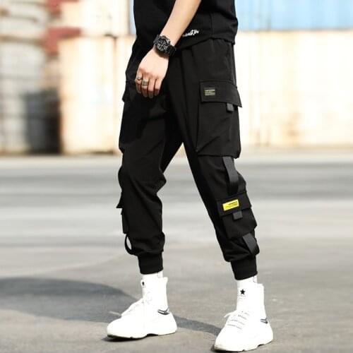 2019 Hip Hop Men Pantalones Hombre Streetwear Joggers Uomo Kpop Erkek Kargo Cargo Pants Harajuku Trousers Male Harem Pants Men