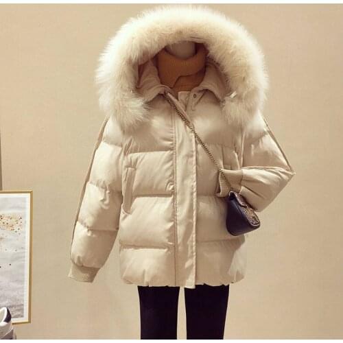 Womens Parkas 2020 New Winter Jacket Hooded Warm Down Cotton Jacket Parka Female Jacket Cotton Padded Overcoat Outwear P1014