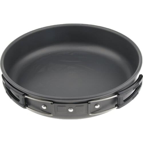 Portable Camping Cooking Pots and Pans, Cookware Outdoor Backpacking Fishing Picnic Cookware for 2-3 Person