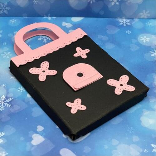Cute Bag Cutting Dies Scrapbooking Paper Card Making Embossing Die Cut Stencils Embossing Templates Stencil Crafts Molds New