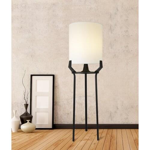 Modern Chinese all-copper floor lamp simple living room showroom bedroom model room triangle bracket floor lamp