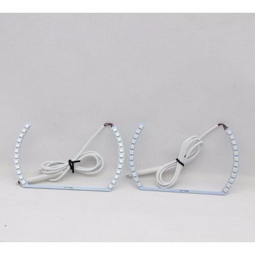 Angel Eyes Multi-Color RGB Super LED Light Headlights DRL Remote Kit For Chevy Chevrolet Camaro 2010-2013