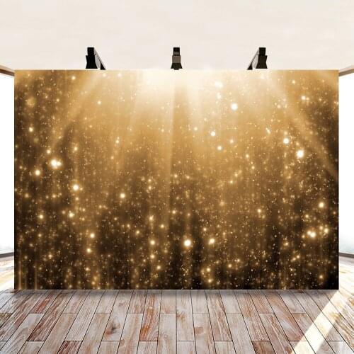Yeele Black Gold Polka Dots Light Bokeh Glitter Shine Backdrop Photography Photographic Decoration Backgrounds For Photo Studio