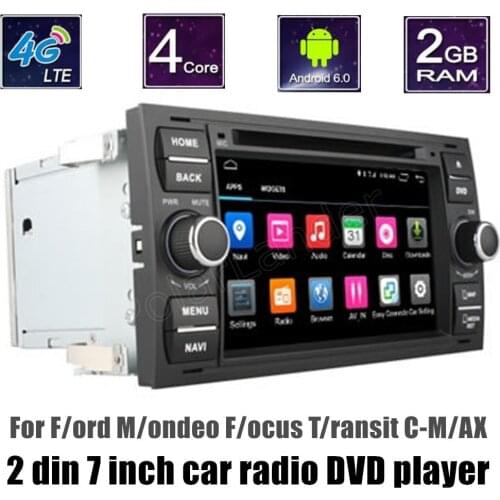 Car DVD player For Ford Mondeo Focus Transit C-MAX GPS Navigation Touch Screen Radio Video Multimedia 2 din