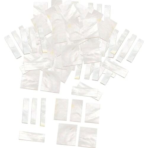 White Mother of Pearl Inlay Blank for Guitar Fingerboard Guitar Neck x90