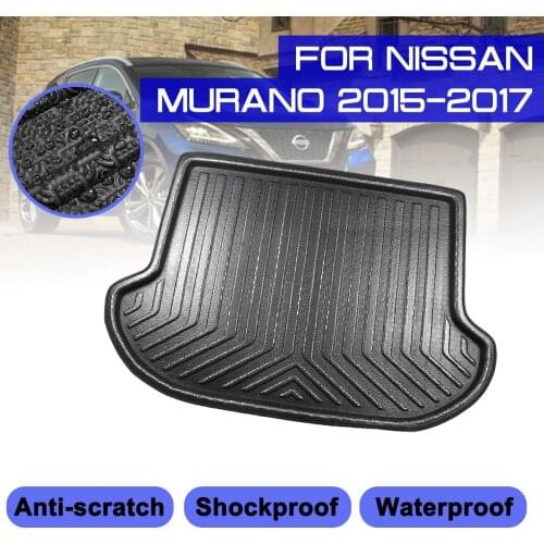 For Nissan Murano 2015 2016 2017 Car Rear Trunk Boot Mat Waterproof Floor Mats Carpet Anti Mud Tray Cargo Liner
