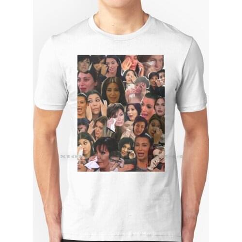 Kardashians Crying Collage T Shirt 100% Pure Cotton Kendall Jenner Kylie Khloe Kourtney Caitlyn Kardashian Youtube Trisha