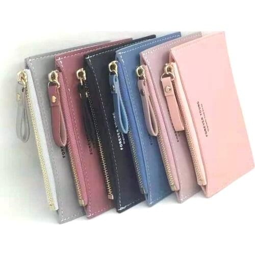 Mens Womens Fashion Business ID Card Holder PU Coin Purse Credit Card Holder Pocket Bank Card Holder Zipper Holiday Gift