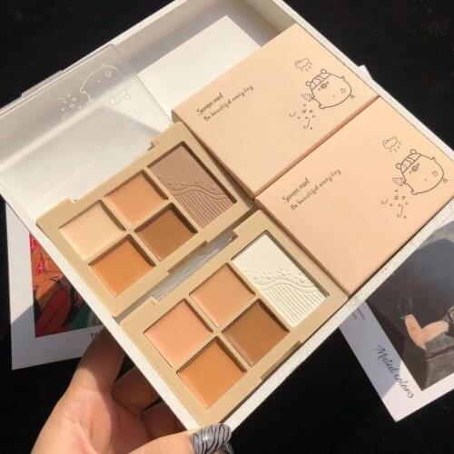 Makeup Matte Concealer Base Foundation Highlighter Concealer Cream Long Last Dark Circle Acne Cover Bronzer Highlight Cosmetic