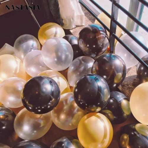 NASTASIA thicken Metallic latex balloons 20pcs/lot 12 inch 2.8g globos cumpleanos infantiles helium ballon wedding decoration
