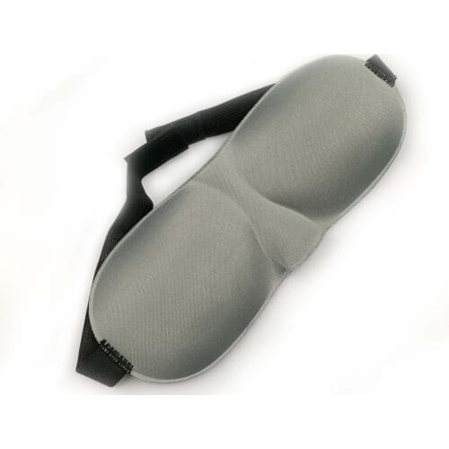 1Pcs 3D Sleep Natural Sleeping Eye Mask Eyeshade Cover Shade Patch Women Men Soft Portable Blindfold Travel Eyepatch Grey
