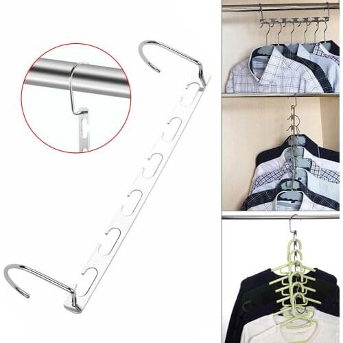 Multifunction Magic Clothes Hanging Chain Metal Clothes Closet Hangers Shirts Tidy Hangers Space Saving Clothes Organizer Hook 3
