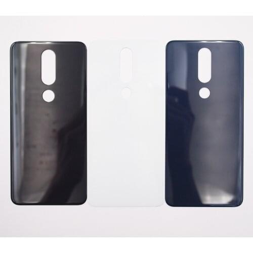 BaanSam New Glass Battery Back Cover For Nokia X5 Housing Case Without 3M Adhesive