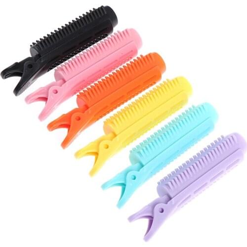 New 1Pc Rubber Magic Hair Care Curler Roller Wave Fluffy No Heat Hair Curling Styling DIY Tool Rollers Volumizing Hair Root Clip