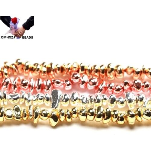 OMH Wholesale JD291 4-8mm Natural Jewelry DIY Making Bracelet Necklace Natural AAA Loose Spacer Irregular String Beads