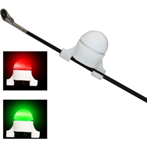 Night Fishing Strike Alert LED Luminous Alarm Fishing Rod Warning Light Fishing Tools Bite Fish Alarm Waterproof Bait Reminder