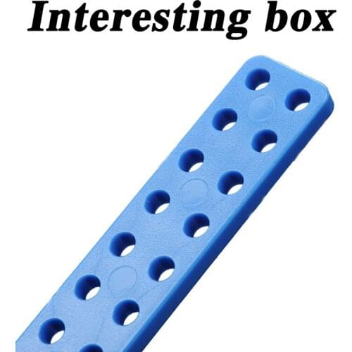 Connecting rod fixing rod 99*18*4mm model material round hole plastic strip 1119