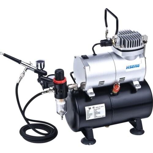 Silent air tank type art pump Gundam spray paint color model air pump