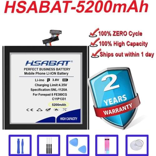 Top Brand 100% New 5200mAh C11P1331 Battery for Asus Fonepad 8 FE380CG Tablet PC in stock