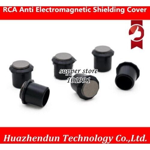 High Quality RCA Shielded Cover Black Rhodium MWA-RC Magnetic Wave Absorbers Protective CAP