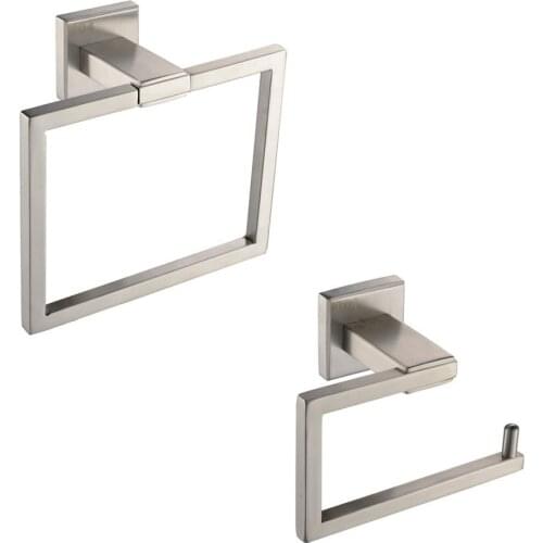 High quality Bathroom Accessories SUS304 Stainless Steel Toilet Tissue Holder/Towel Ring Wall Mount, Brushed Finish--1147