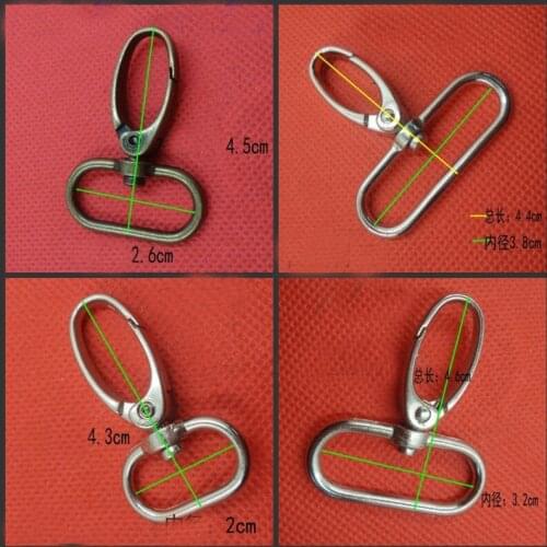 Bag Clasps Lobster Swivel Trigger Clips Snap Hook For 20mm/25mm/32mm/38mm Strapping