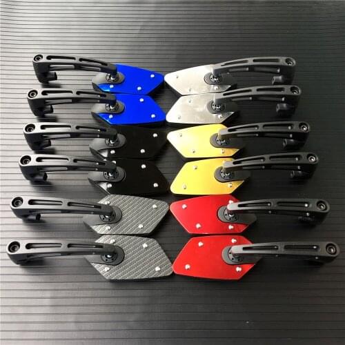 Motorcycle Mirror Scooter E-Bike Rearview Mirrors Electrombile Back Side Convex Mirror 8mm 10mm Universal