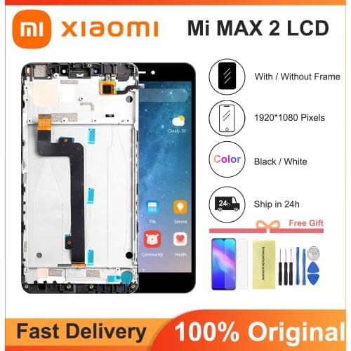 For XiaoMi MI MAX 2 LCD Display+Touch Screen Digitizer Assembly Replacement For XiaoMi MAX2 Cell Phone+tools+phone brackte
