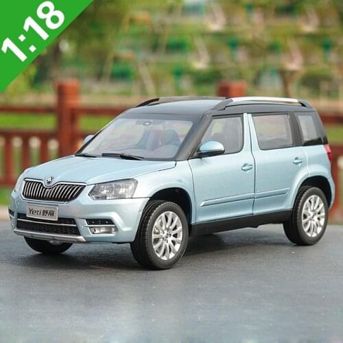1:18 High Meticulous Skoda YETI SUV Alloy Model Car Static Metal Model Vehicles With Original Box