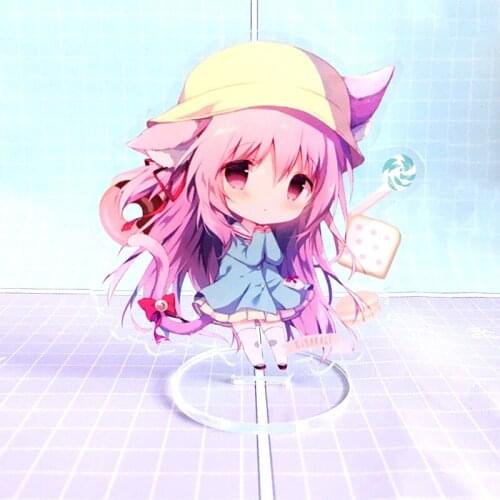 1pc 10CM Anime Azur Lane Ayanami Atago Super Cute DoubleSide Print keychain Keyrings Pendants