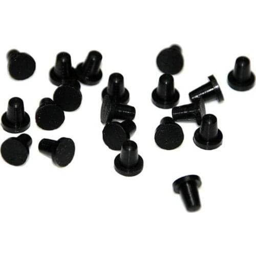 10000 pcs High quality small black rubber plug for ink cartridge / CISS accessories and parts drop shipping