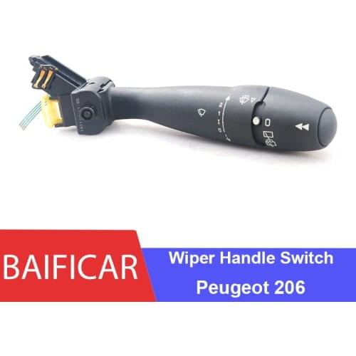 Baificar Brand Original Used Headlight Wpier Handle Control Switch For Peugeot 206