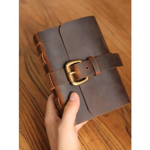 Handmade 100% Geniues Leather Notebook, Journal Book,Stationery Gift
