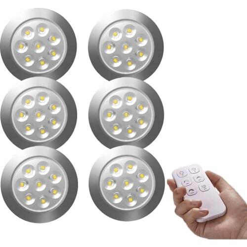 Infrared Wiireless Remote Control LED Under Cabinet Light USB RechargeTouch Sensor Closet Wall Lamp for Kitchen Wardrobe Bedroom