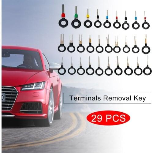 Car Wire Terminal Removal Key Tool Crimp Connector Extractor Puller Pin Stainless Steel