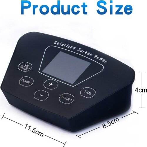 Professional Permanent Makeup Tattoo Power Supply Double Digital LCD For Tattoo Machine Rotary Gun Power Eyebrow Eyeliner Lips