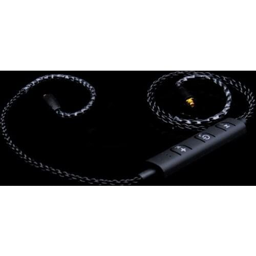 DIY MMCX Bluetooth Adapter Cable for Shure SE215 SE535 SE846 Earphone Headset Replacement Wire with Mic for iPhone ios