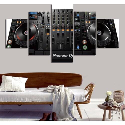 Canvas Pictures Wall Art Poster Framework 5 Piece music DJ Sing Paintings Home Decor