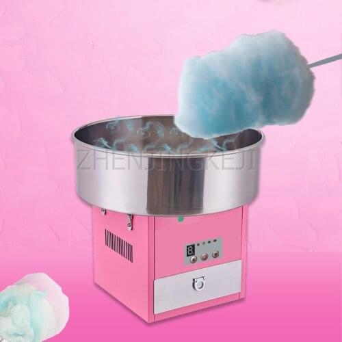 Cotton Candy Machine Cart Portable Set Up A Stall Electric Commercial Fully Automatic Home Cotton Sugar Production Equipment 12