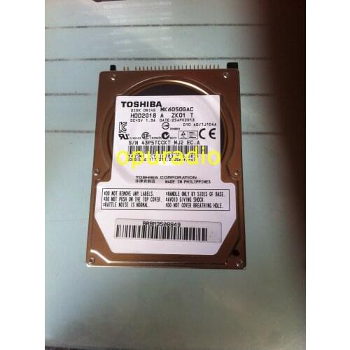 New Disk drive MK6050GAC MK6050GACE ZK01 DC+5V 1.3A 60GB For Audi Mercedes BMW CIC RADIO Car HDD navigation systems