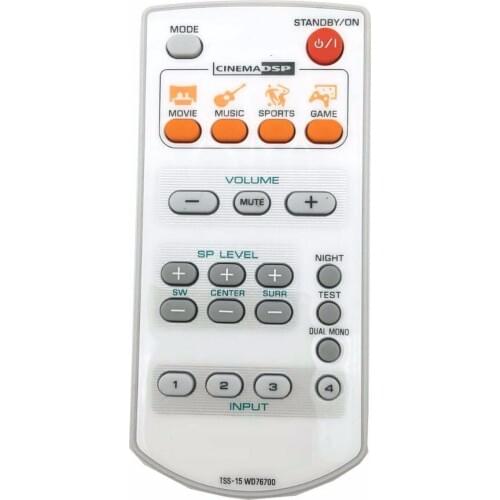 For YAMAHA TSS-15 WD76700 Original Home Theater System Remote Control/Remote
