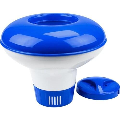 Floating Mini Chlorine/Bromide Tablet Dispenser for Swimming Pools, Spas, Hot Water Buckets and Fountains