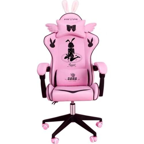 Home liftable chair LOL Internet cafe Sports racing chair WCG computer gaming chair anchor live broadcast rotatable soft chair
