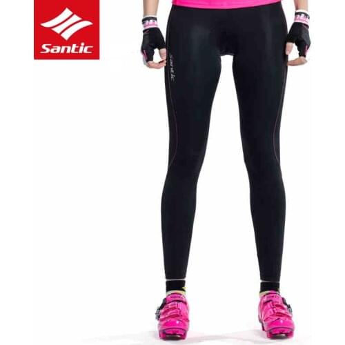 Santic Cycling Pants Women Spring Summer Mountain Road Bike Pants High Elasticity Breathable Bicycle Sweatpants Ropa Ciclismo